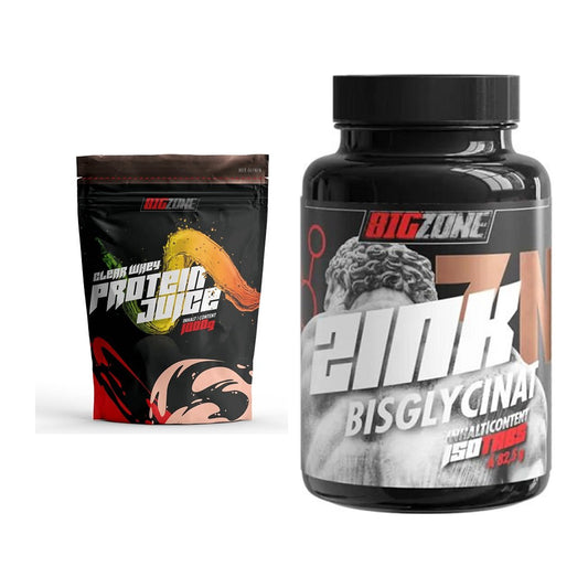 Basis-Set: Big Zone Clear Whey Protein + Big Zone Zink Bisglycinat – alle enthaltenen Artikel