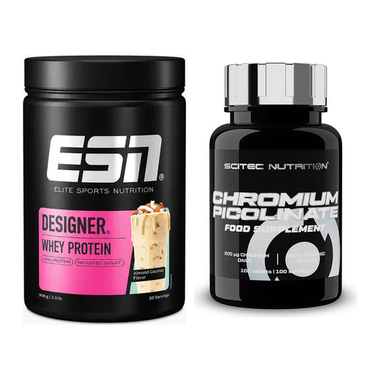 Basis-Set: ESN Designer Whey + Scitec Chromium Picolinate – alle enthaltenen Artikel