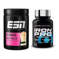 Basis-Set: ESN Designer Whey + Scitec Iron Pro – alle enthaltenen Artikel