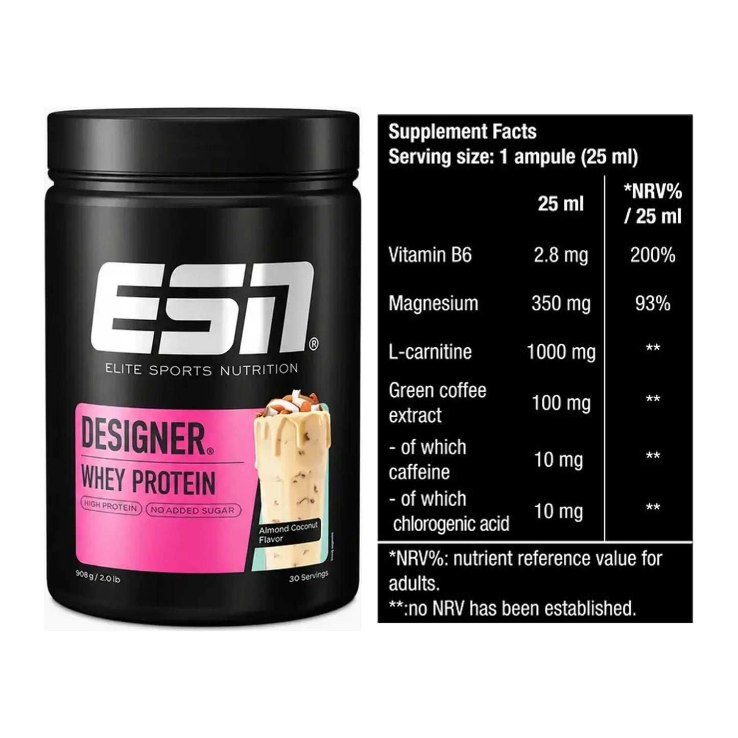 Basis-Set: ESN Designer Whey + BioTech Magna Shot – alle enthaltenen Artikel