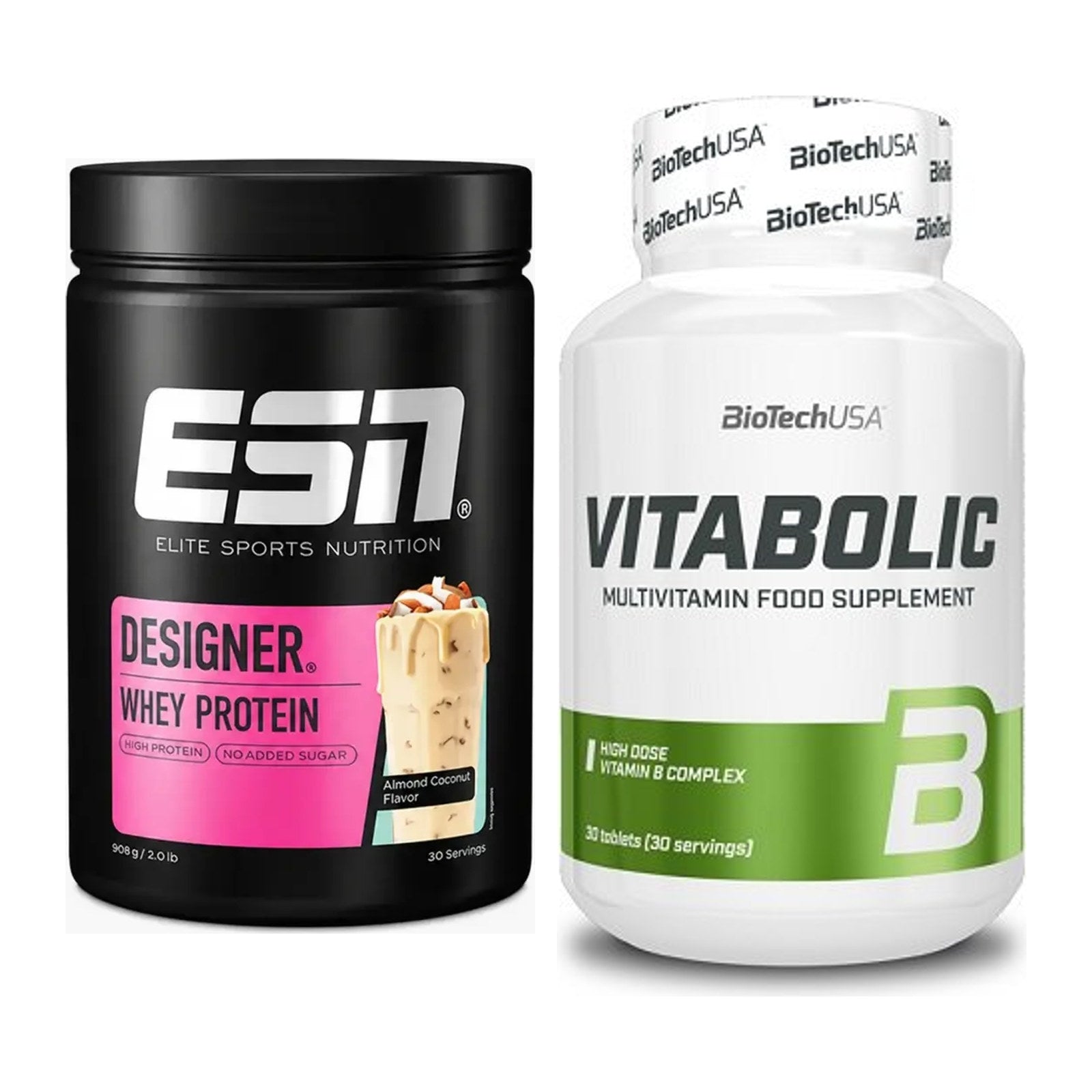 Basis-Set: ESN Designer Whey + BioTech Vitabolic 30 Tabl. – alle enthaltenen Artikel