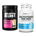 Basis-Set: ESN Designer Whey + BioTech Multivitamin for Men 60 – alle enthaltenen Artikel