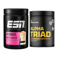 Basis-Set: ESN Designer Whey + Dedicated Alpha Triad 180 Tabl. – alle enthaltenen Artikel