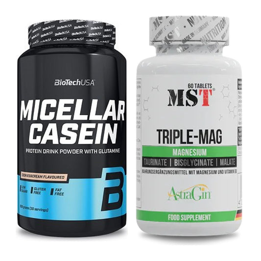 Basis-Set: BioTech Micellar Casein + MST Tripple Mag – alle enthaltenen Artikel
