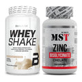 Basis-Set: BioTech Whey Shake + MST Zinc Chelate Bisglycinate – alle enthaltenen Artikel