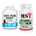 Basis-Set: BioTech 100% Pure Whey + MST Vitamin C 1000 + Zinc 100 – alle enthaltenen Artikel