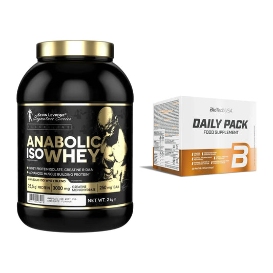 Basis-Set: Kevin Levrone Anabolic Iso + BioTech Daily Packs 30 Packs – alle enthaltenen Artikel