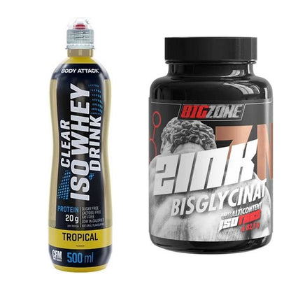 Basis-Set: Body Attack Clear Iso Whey + Big Zone Zink Bisglycinat – alle enthaltenen Artikel