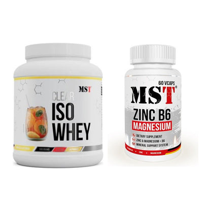 Basis-Set: MST Iso Clear + MST Zinc + Magnesium + B6 60 – alle enthaltenen Artikel