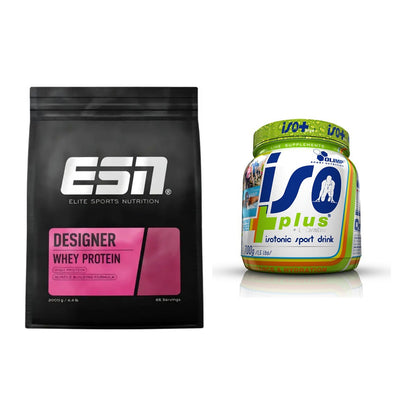 Basis-Set: ESN Designer Whey + Olimp Iso Plus – alle enthaltenen Artikel