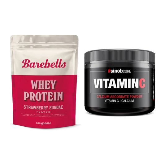 Basis-Set: Barebells Whey Protein + Sinob Vitamin C Calcium Ascorbate – alle enthaltenen Artikel