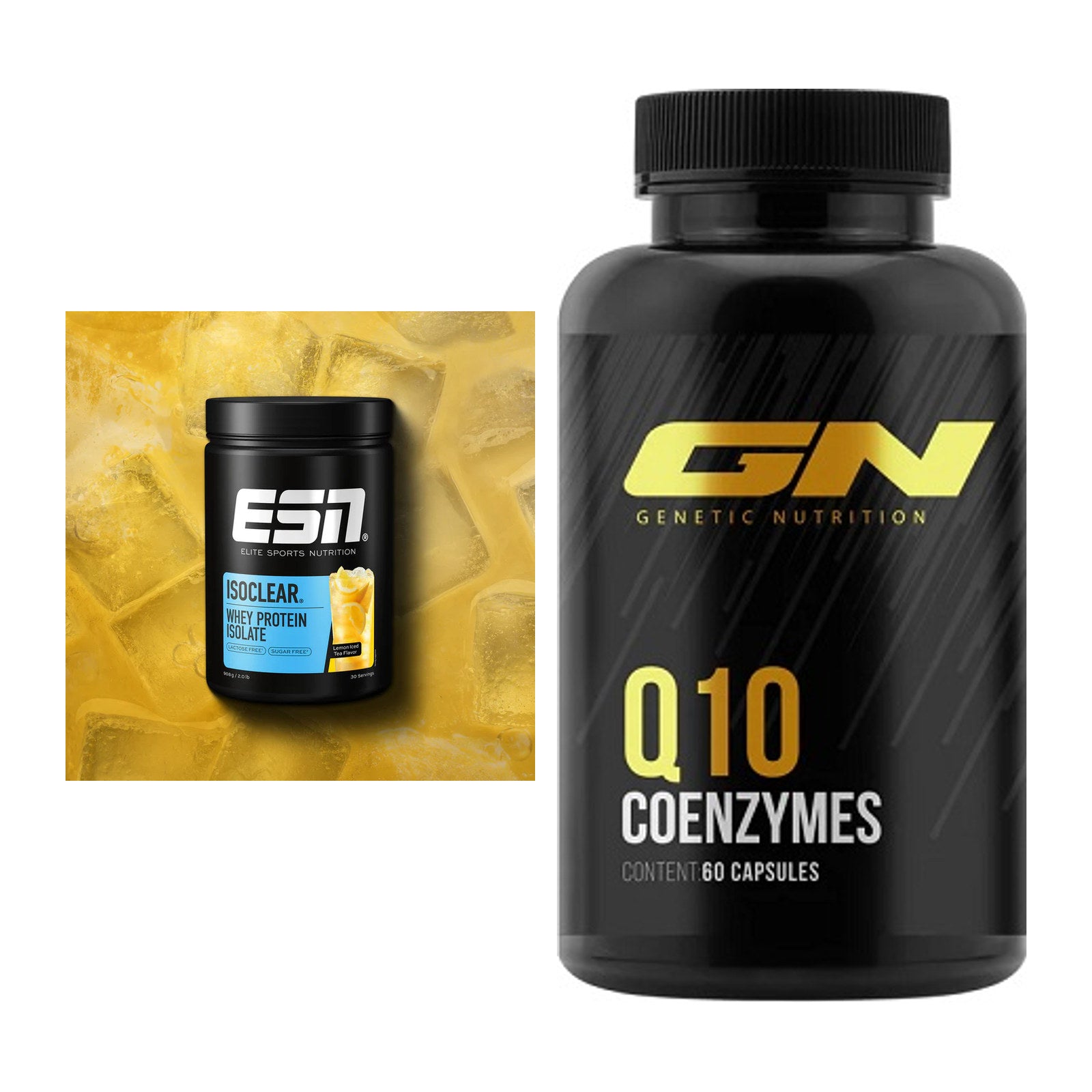 Basis-Set: ESN ISOCLEAR Whey Isolate + GN Q10 Health Line – alle enthaltenen Artikel