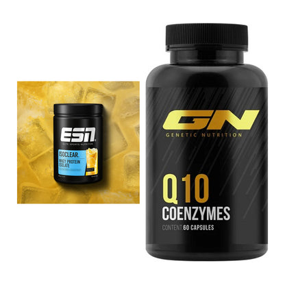 Basis-Set: ESN ISOCLEAR Whey Isolate + GN Q10 Health Line – alle enthaltenen Artikel