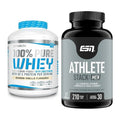 Basis-Set: BioTech 100% Pure Whey + ESN Athlete Stack:MEN – alle enthaltenen Artikel