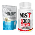 Basis-Set: BioTech 100% Pure Whey + MST B300 B-Complex 100 Pills – alle enthaltenen Artikel