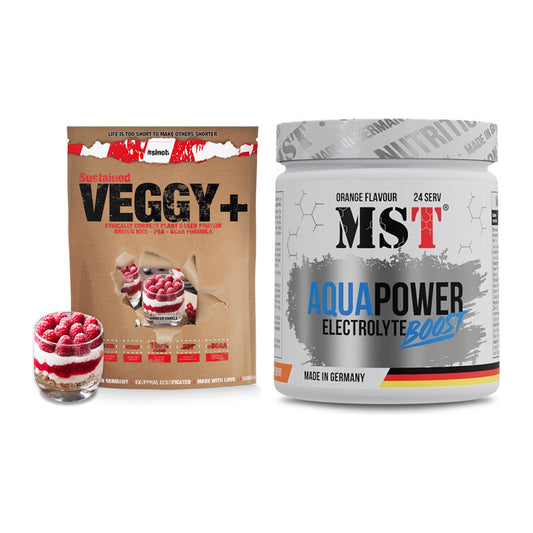 Basis-Set: Sinob VEGGY + VEGAN PROTEIN + MST Aqua Power Electrolyte – alle enthaltenen Artikel