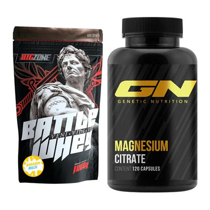 Basis-Set: Big Zone Battle Whey + GN Magnesium Citrate – alle enthaltenen Artikel