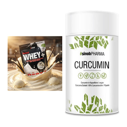 Basis-Set: Sinob Honest Whey+ + Sinob Curcumin 95% – alle enthaltenen Artikel