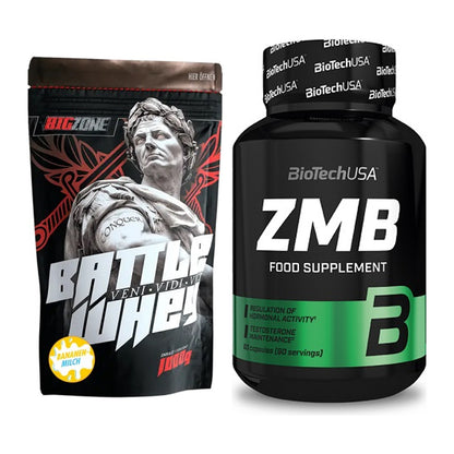 Basis-Set: Big Zone Battle Whey + BioTech ZMB – alle enthaltenen Artikel