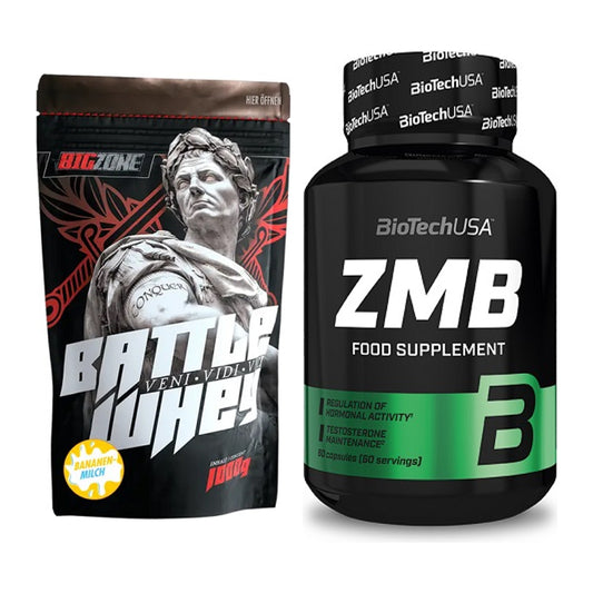 Basis-Set: Big Zone Battle Whey + BioTech ZMB – alle enthaltenen Artikel