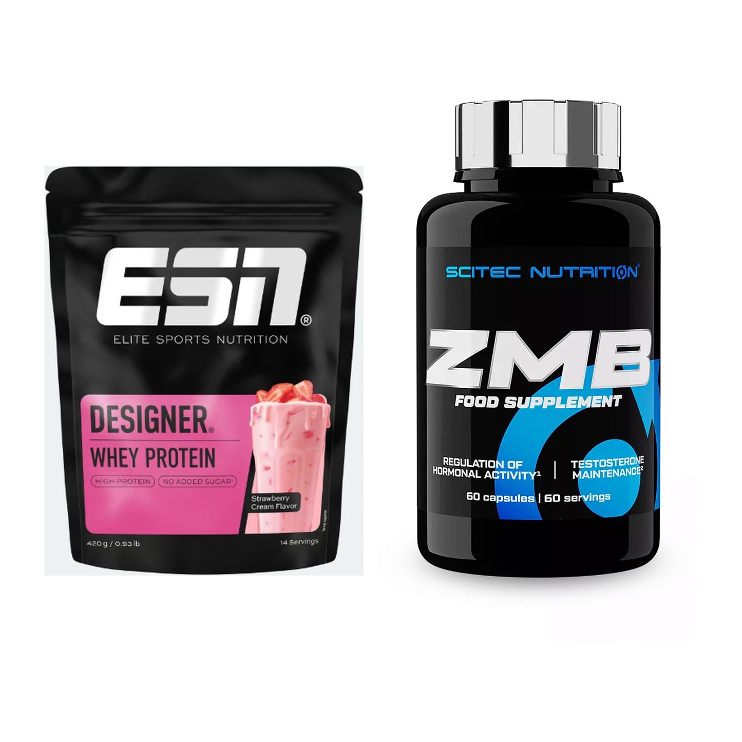 Basis-Set: ESN Designer Whey + Scitec ZMB – alle enthaltenen Artikel