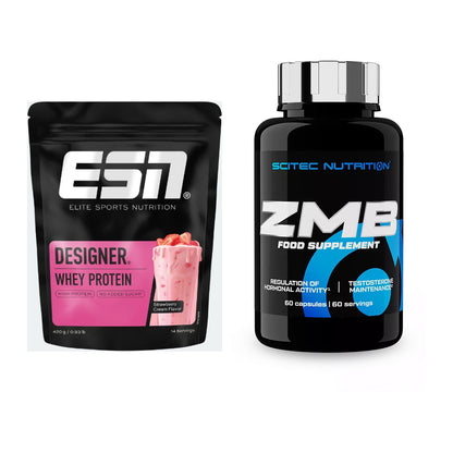 Basis-Set: ESN Designer Whey + Scitec ZMB – alle enthaltenen Artikel