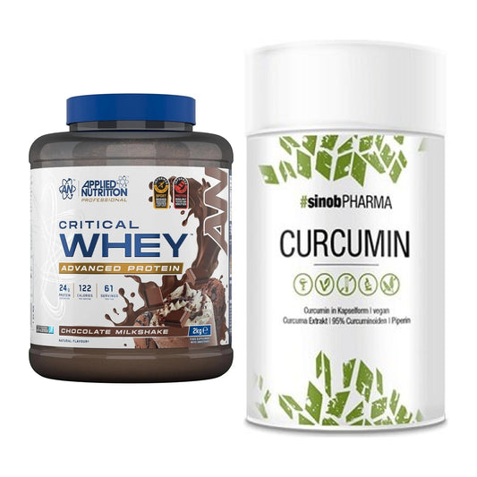 Basis-Set: Applied Nutrition Critical Whey + Sinob Curcumin 95% – alle enthaltenen Artikel