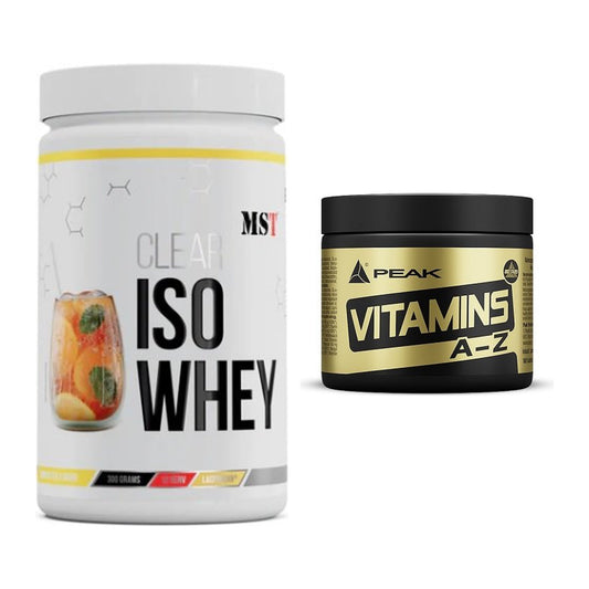 Basis-Set: MST Iso Clear + Peak Vitamin A-Z 180 Tabl. – alle enthaltenen Artikel