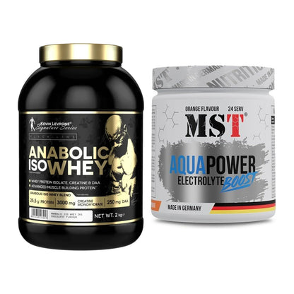 Basis-Set: Kevin Levrone Anabolic Iso + MST Aqua Power Electrolyte – alle enthaltenen Artikel