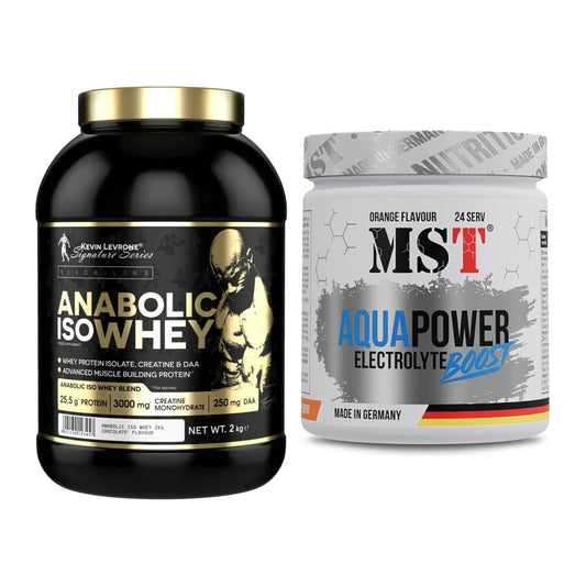 Basis-Set: Kevin Levrone Anabolic Iso + MST Aqua Power Electrolyte – alle enthaltenen Artikel