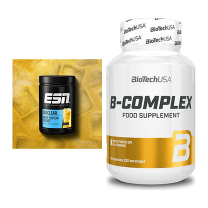 Basis-Set: ESN ISOCLEAR Whey Isolate + BioTech B Complex 60 Tabl. – alle enthaltenen Artikel