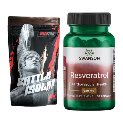 Basis-Set: Big Zone Battle Isolate + Swanson Resveratrol – alle enthaltenen Artikel