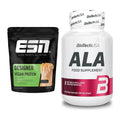 Basis-Set: ESN Designer Vegan Protein + BioTech ALA alpha lipoic acid – alle enthaltenen Artikel