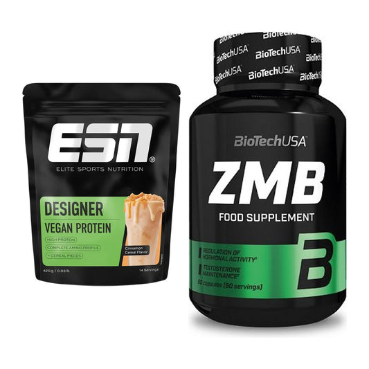 Basis-Set: ESN Designer Vegan Protein + BioTech ZMB – alle enthaltenen Artikel