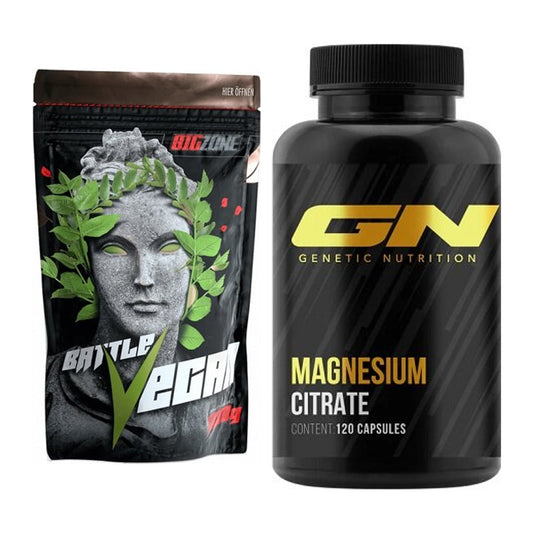 Basis-Set: Big Zone Battle Vegan + GN Magnesium Citrate – alle enthaltenen Artikel