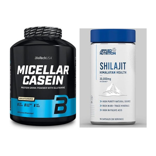 Basis-Set: BioTech Micellar Casein + Applied Nutrition Shilajit – alle enthaltenen Artikel