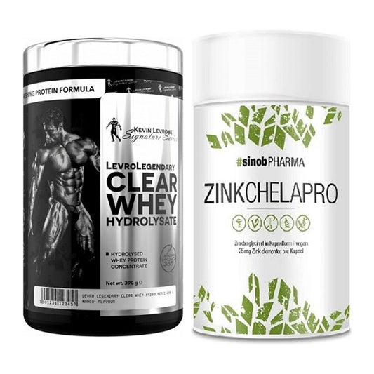 Basis-Set: Kevin Levrone Clear Whey + Sinob Zink Chelapro – alle enthaltenen Artikel