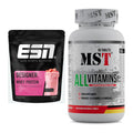 Basis-Set: ESN Designer Whey + MST All Vitamins 60 Pillen – alle enthaltenen Artikel