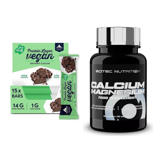 Basis-Set: Multipower Vegan Protein + Scitec Calcium Magnesium – alle enthaltenen Artikel