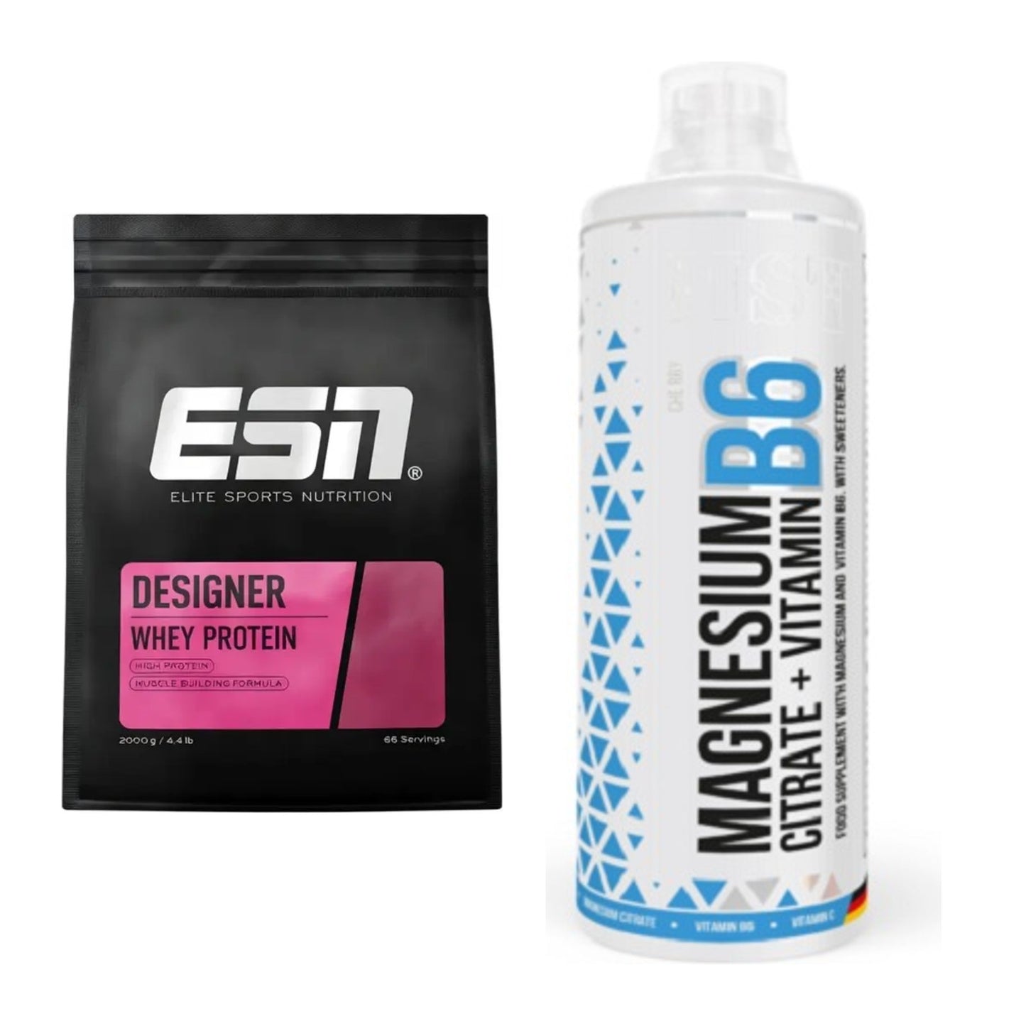 Basis-Set: ESN Designer Whey + MST Magnesium B6 – alle enthaltenen Artikel