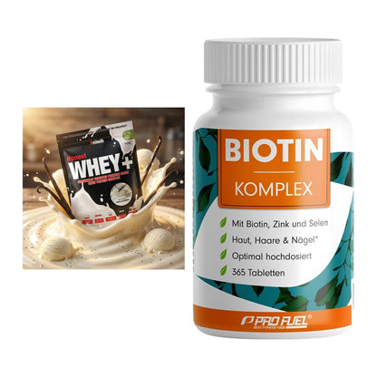 Basis-Set: Sinob Honest Whey+ + ProFuel BIOTIN Komplex – alle enthaltenen Artikel