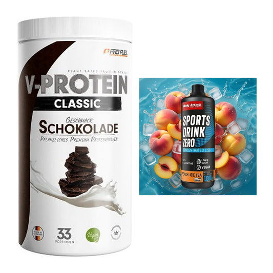 Basis-Set: ProFuel VEGAN PROTEIN + Body Attack Sports Drink Zero – alle enthaltenen Artikel