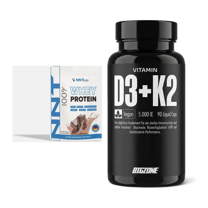 Basis-Set: NNT Whey + Big Zone Vitamin D3 + K2 – alle enthaltenen Artikel