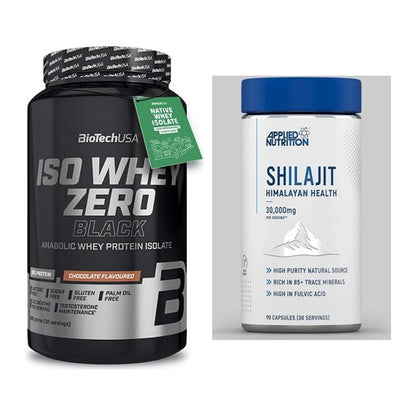 Basis-Set: BioTech Iso Whey Zero Black + Applied Nutrition Shilajit – alle enthaltenen Artikel