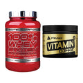 Basis-Set: Scitec 100% Whey + Peak Vitamin D3+K2 120 Tabl. – alle enthaltenen Artikel