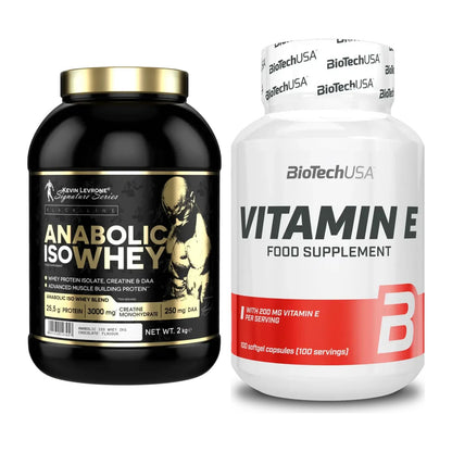 Basis-Set: Kevin Levrone Anabolic Iso + BioTech Vitamin E 100 – alle enthaltenen Artikel