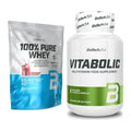Basis-Set: BioTech 100% Pure Whey + BioTech Vitabolic 30 Tabl. – alle enthaltenen Artikel