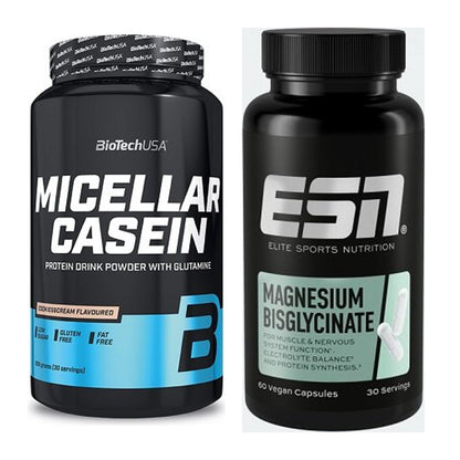 Basis-Set: BioTech Micellar Casein + ESN Magnesium Bisglycinate – alle enthaltenen Artikel