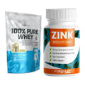 Basis-Set: BioTech 100% Pure Whey + ProFuel Zink Bisclycinat – alle enthaltenen Artikel