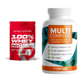 Basis-Set: Scitec 100% Whey Protein + ProFuel MULTI COMPLETE – alle enthaltenen Artikel